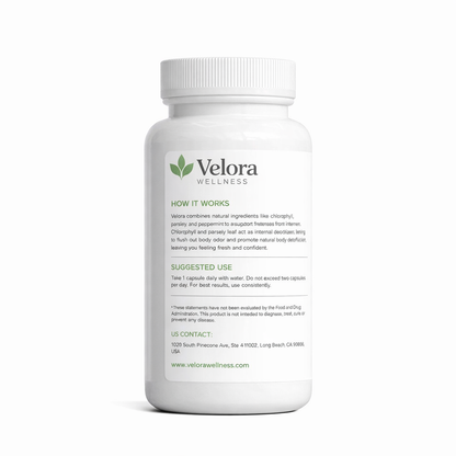 Velora Wellness Internal Deodorant Supplement